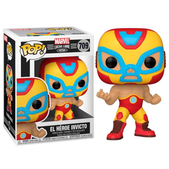 Ajándék ötlet  Marvel Lucha Libre  Iron Man  figura 