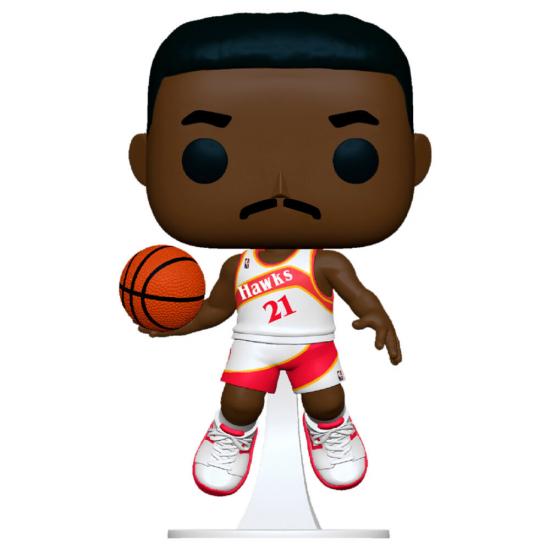 Ajándék ötlet  NBA Legends Dominique Wilkins Hawks  10 cm figura