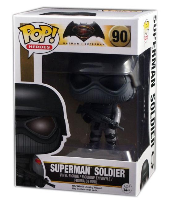 Ajándék ötlet  Heroes Batman vs Superman  Superman Soldier Action    figura