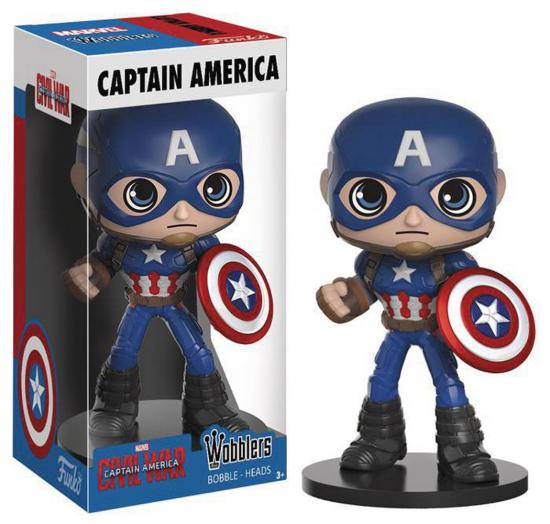 Ajándék ötlet  Wobbler Captain America Civil War figura