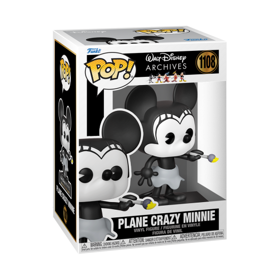 Ajándék ötlet  Minnie Mouse  Plane Crazy Minnie (1928)  játékfigura