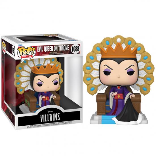 Ajándék ötlet  Deluxe Villains  Evil Queen on Throne  15cm figura