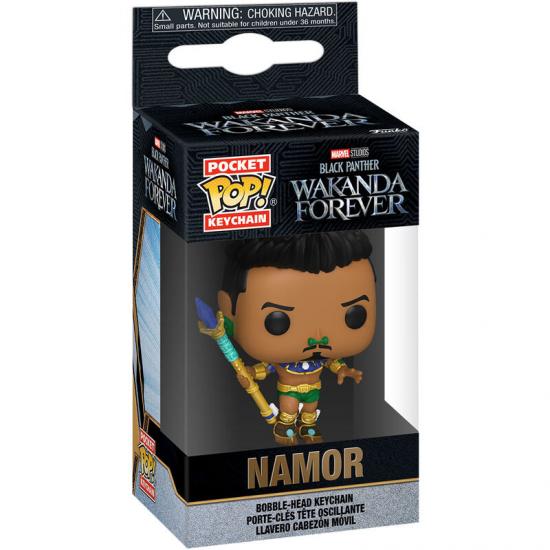 Ajándék ötlet  Marvel Black Panther Wakanda Namor kulcstartó