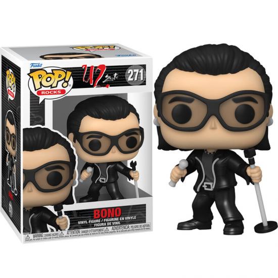 Ajándék ötlet  U2  ZooTV  Bono  10 cm figura
