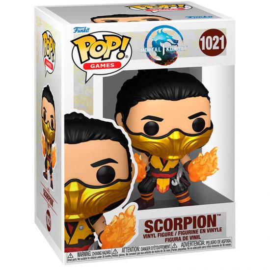 Ajándék ötlet  Mortal Kombat Scorpion   figura