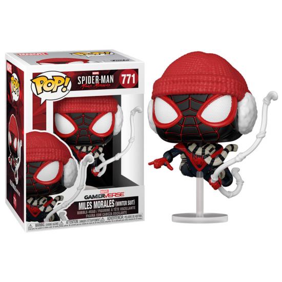 Ajándék ötlet   Games  Miles Morales  Winter Suit  figura 