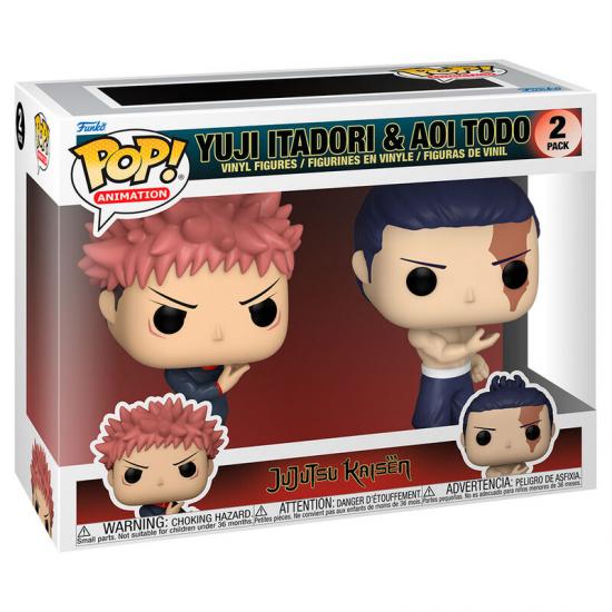 Ajándék ötlet  Jujutsu Kaisen Yuji Itadori & Aoi Todo 2db/csomag   figura