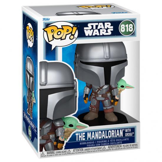 Ajándék ötlet  Star Wars Mandalorian & Grogu  The Mandalorian with Grogu #818   figura