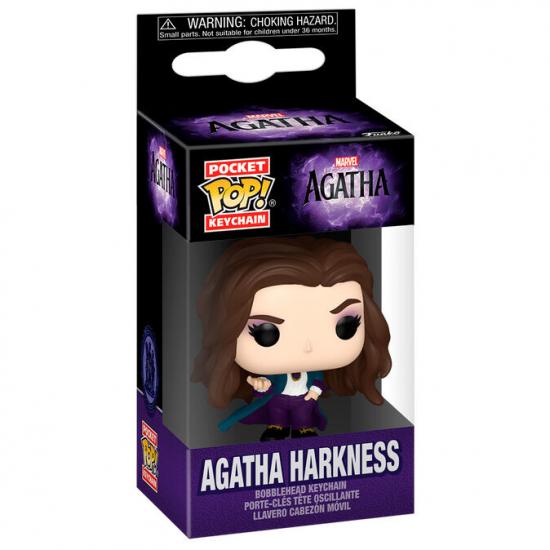 Ajándék ötlet  Pocket ! kulcstartó Marvel Agatha  Agatha Harkness
