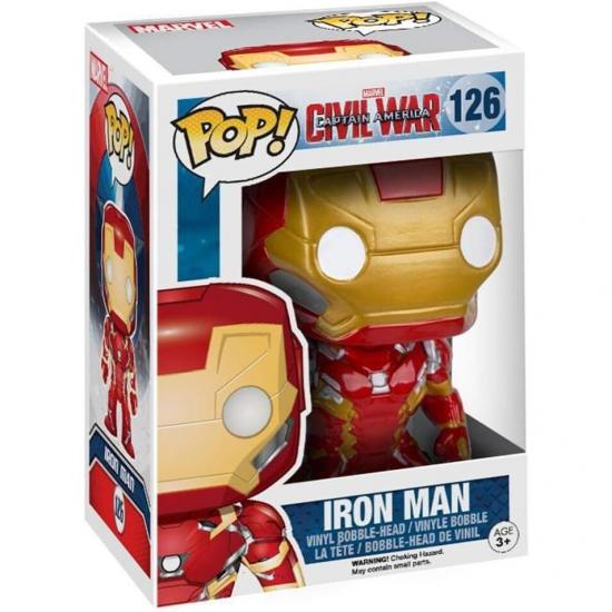 Ajándék ötlet  Marvel Civil War Iron Man  Vasember #126   figura