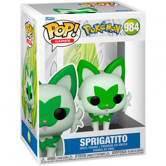 Ajándék ötlet  Pokemon Sprigatito #984   figura