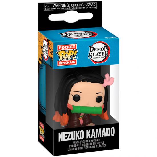 Ajándék ötlet  Pocket ! Demon Slayer Kimetsu no Yaiba Nezuko Kamado kulcstartó