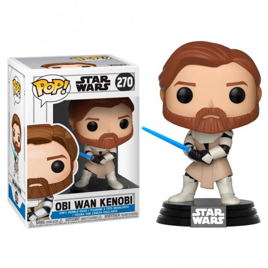 Ajándék ötlet  Star Wars Clone Wars Obi Wan Kenobi #270   figura