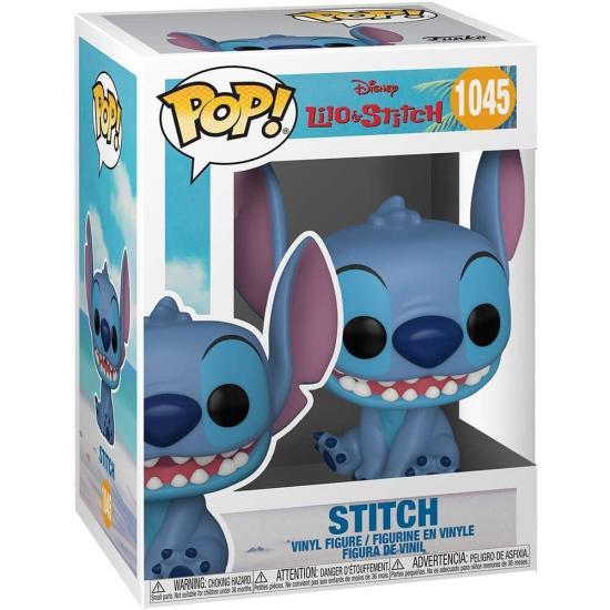 Ajándék ötlet  Lilo and Stitch Smiling Seated Stitch #1045   figura