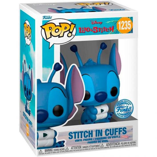 Ajándék ötlet  Disney Lilo & Stitch  Stitch in Cuffs Exclusive #1235   figura