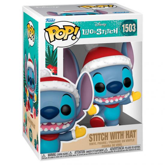Ajándék ötlet  Disney Stitch with Santa Hat #1503   figura