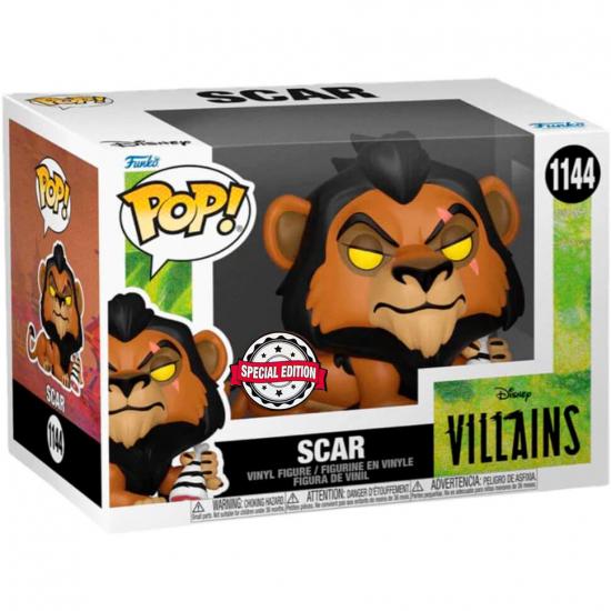 Ajándék ötlet  Disney Villains The Lion King Scar Exclusive #1144   figura