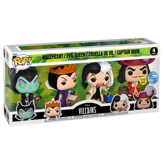 Ajándék ötlet  4dbos Disney Villains figura szett