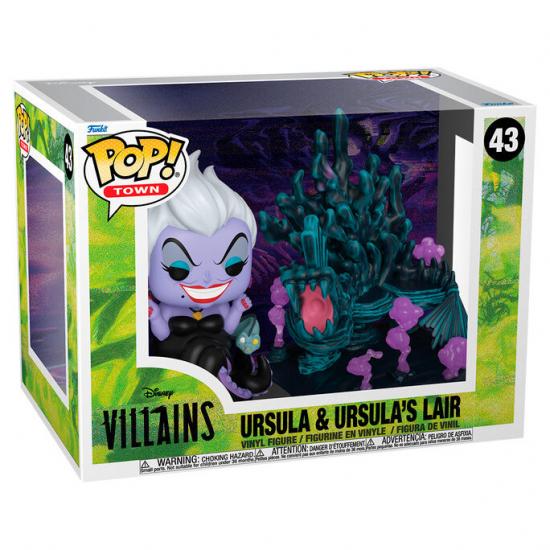 Ajándék ötlet  Town Disney Villains Ursula & Ursulas Lair #43   figura