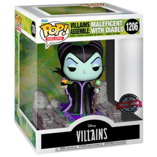Ajándék ötlet  Disney Villains Maleficent Exclusive #1206  15cm figura