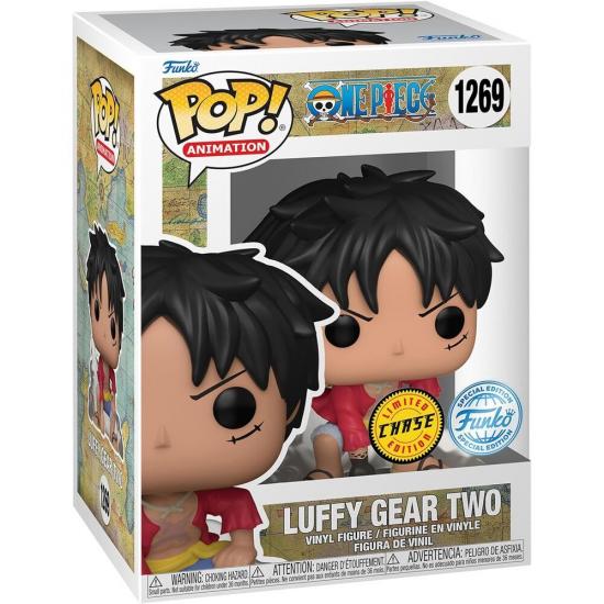 Ajándék ötlet  One Piece Luffy Gear Two Exclusive Chase #1269   figura