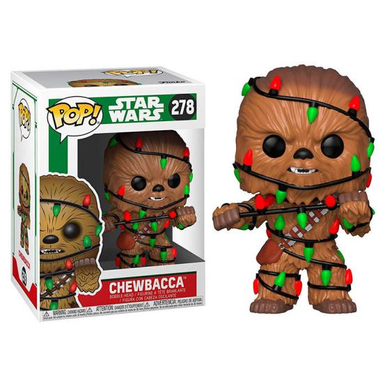 Ajándék ötlet  Star Wars Holiday Chewie with Lights #278   figura