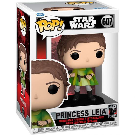 Ajándék ötlet  Star Wars 40th Princess Leia #607   figura