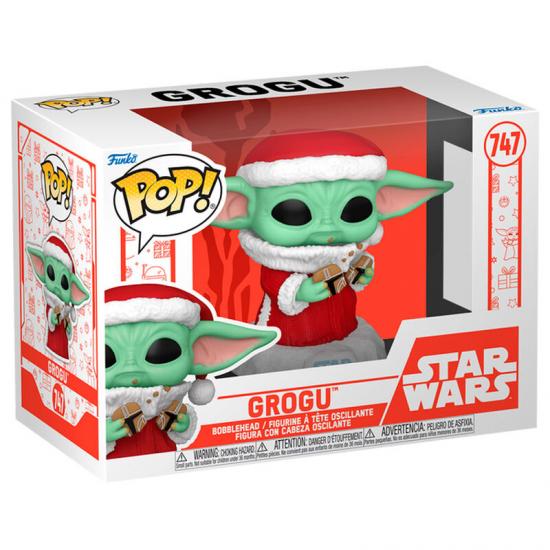Ajándék ötlet  Star Wars Grogu with Christmas Cookie karácsonyi sütivel #747   figura
