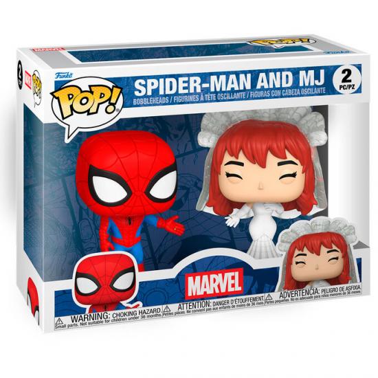 Ajándék ötlet  Marvel SpiderMan and MJ Pókember & MJ  figurák 2dbos szett