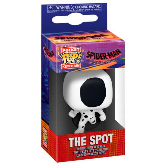 Ajándék ötlet  Pocket ! Marvel Spiderman Across the Spiderverse The Spot kulcstartó