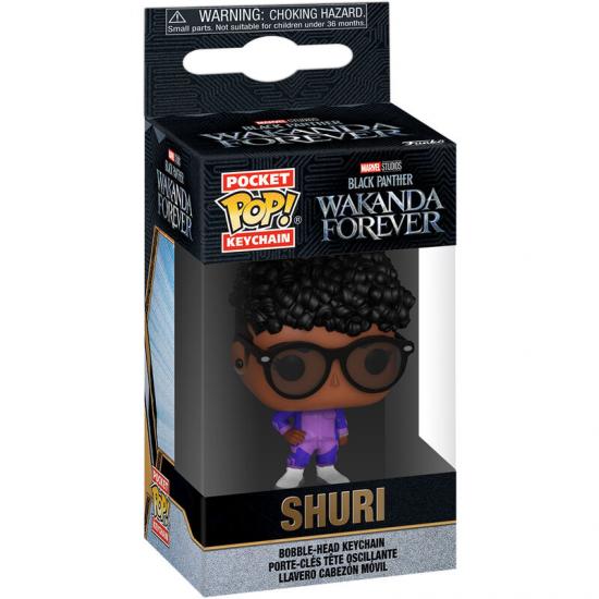 Ajándék ötlet  Pocket ! Marvel Black Panther Wakanda Forever Shuri kulcstartó