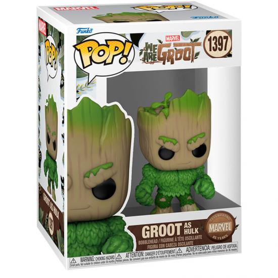 Ajándék ötlet  Marvel We Are Groot  Groot as Hulk #1379   figura
