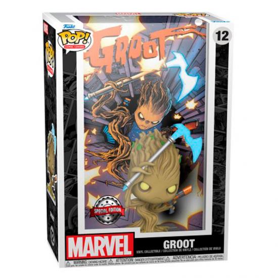 Ajándék ötlet  Comic Cover Marvel Groot Exclusive #12   figura