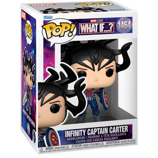 Ajándék ötlet  Marvel What IF Infinity Captain Carter #1464   figura