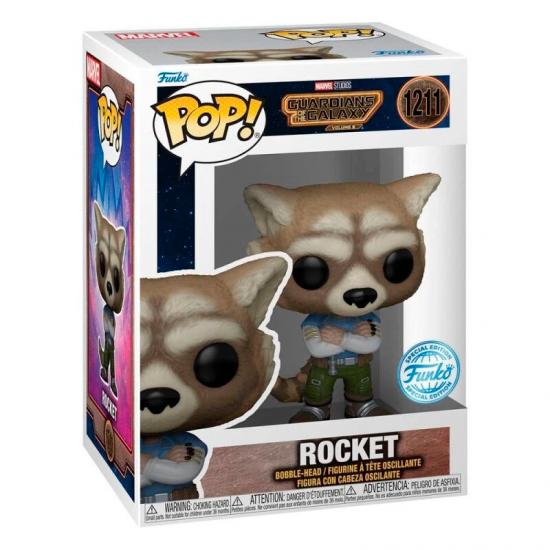 Ajándék ötlet  PO Marvel Guardians of the Galaxy Rocket Exclusive #1211   figura