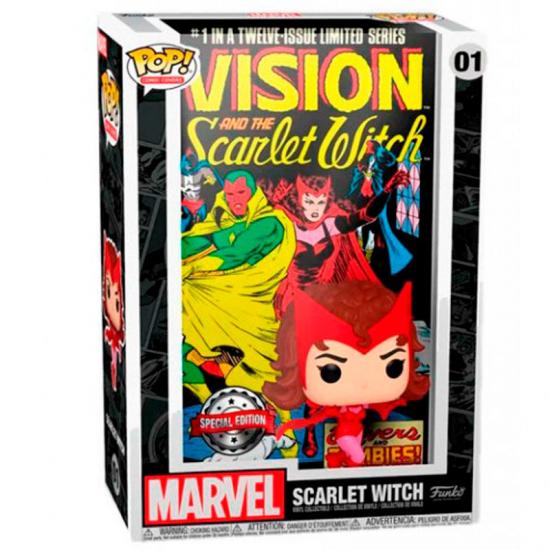 Ajándék ötlet  Comic Cover Marvel Scarlet Witch Exclusive #01   figura