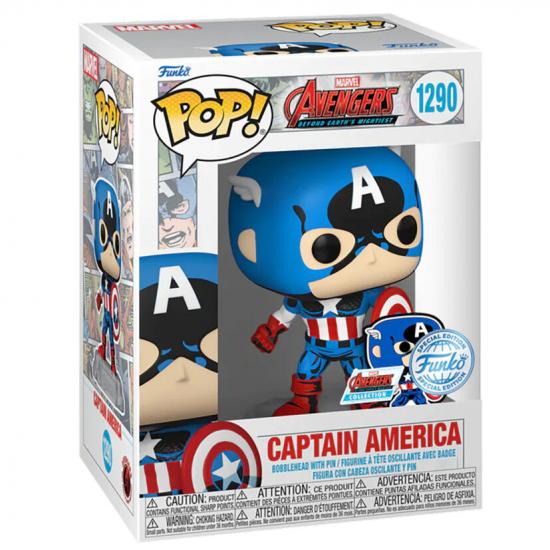 Ajándék ötlet  Marvel Los Vengadores Avengers Captain Amerika kapitány Exclusive #1290   figura
