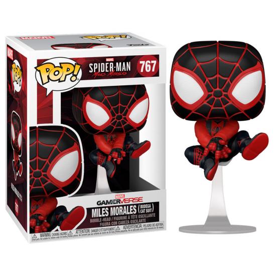Ajándék ötlet  Marvel Spiderman Miles Morales Bodega Cat Suit #767   figura