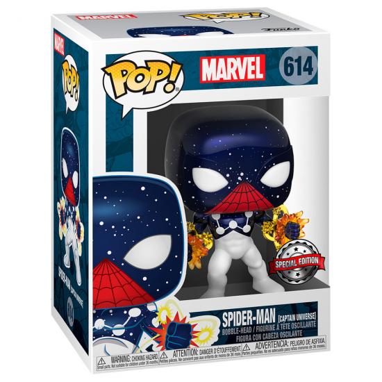 Ajándék ötlet  Marvel SpiderMan  Pókember Captain Universe Exclusiv #614   figura