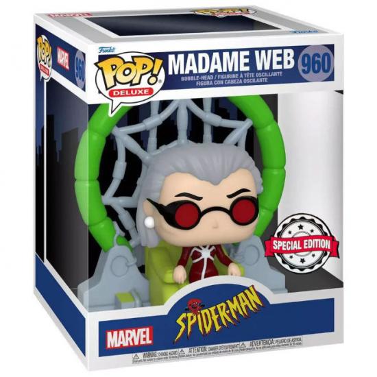 Ajándék ötlet  Marvel Spiderman Madame Web Exclusive #960  15 cm figura