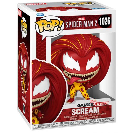 Ajándék ötlet  Marvel SpiderMan 2 Scream #1026   figura