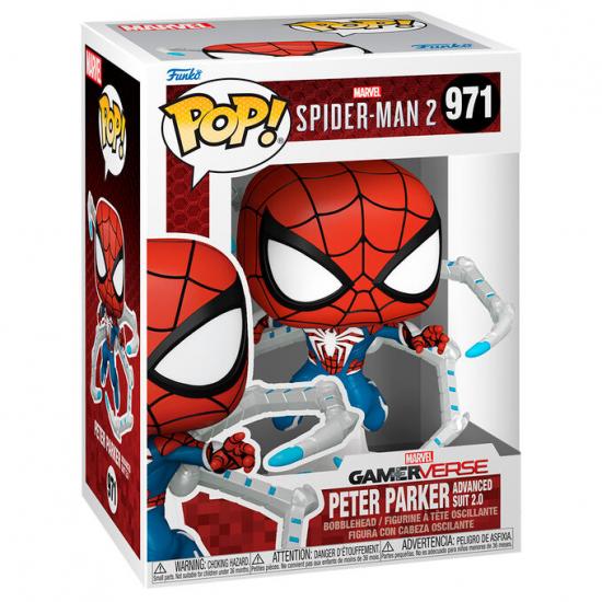 Ajándék ötlet  Marvel Spiderman 2 Peter Parker Advanced Suit 2.0 #971   figura