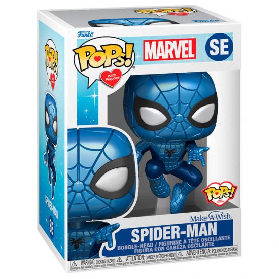Ajándék ötlet  Marvel Make a Wish Spiderman Metallic #SE   figura