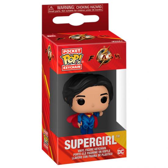 Ajándék ötlet  Pocket ! DC Comics The Flash Supregirl kulcstartó