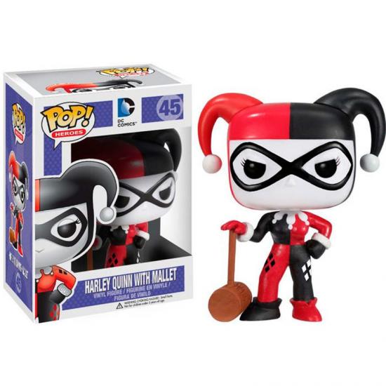 Ajándék ötlet  DC Comics  Harley Quinn with mallet Exclusive #45   figura
