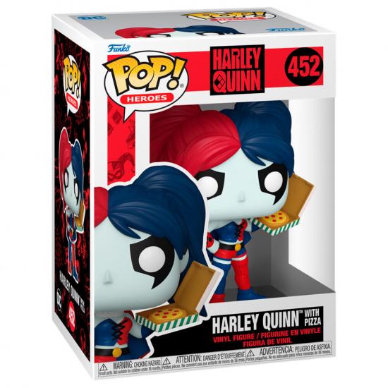 Ajándék ötlet  DC Comics Harley Quinn with Pizza #452   figura