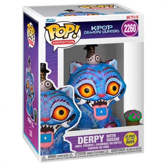 Ajándék ötlet  animation Kpop Demon Hunters Derpy with Sussie Glow #2260   figura