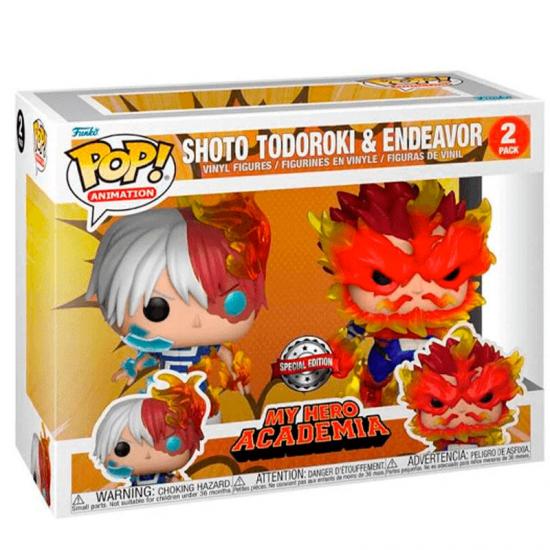 Ajándék ötlet  Anime My Hero Academia Shoto Todoroki & Endeavor Exclusive 2dbos szett   figura