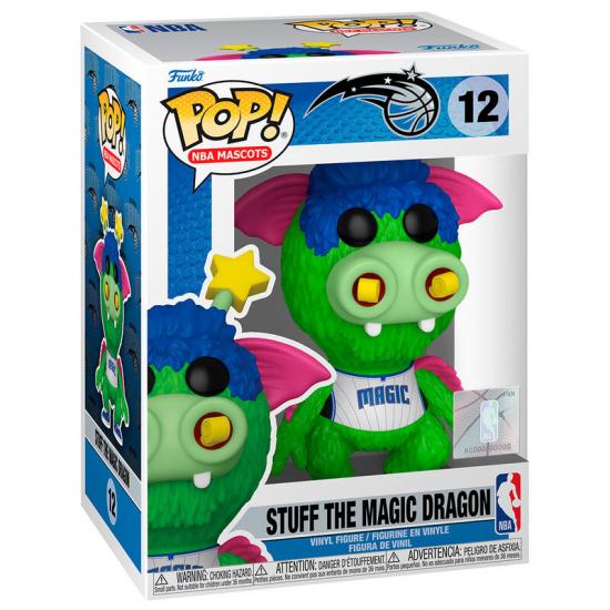 Ajándék ötlet  NBA Orlando Stuff the Magic Dragon #12   figura