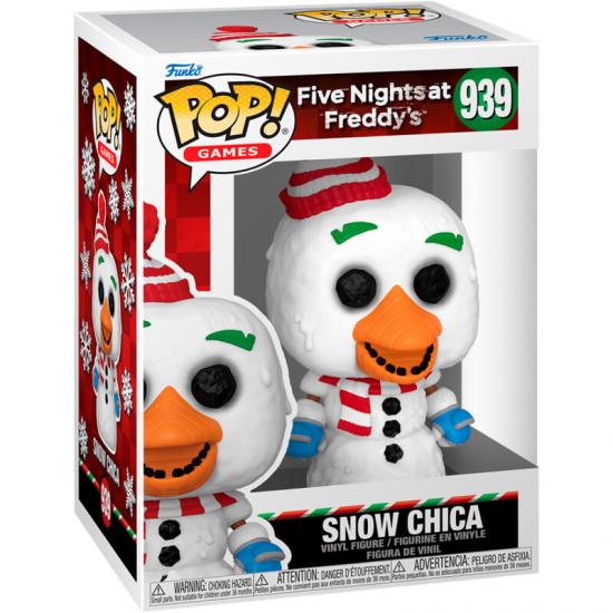 Ajándék ötlet  Video & Games Five Nights at Freddys Holiday Snow Chica #939   figura